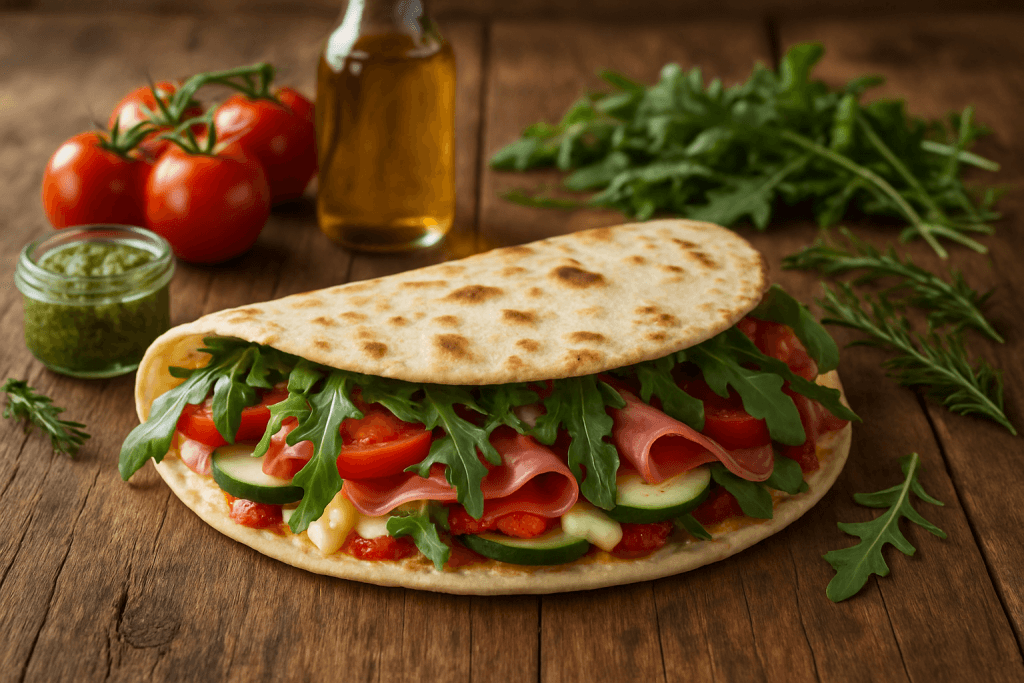 découvrez comment préparer une piadina garnie délicieuse avec nos conseils simples et astuces gourmandes. parfaite pour vos repas, cette recette italienne saura ravir vos convives avec ses saveurs authentiques et sa simplicité d'exécution.