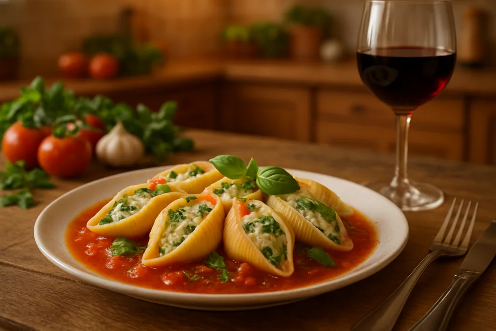 découvrez notre délicieuse recette de conchiglioni farcis, un plat savoureux à essayer en 2025. idéal pour impressionner vos invités, ces pâtes géantes sont garnies de saveurs riches et variées. suivez nos conseils pour un repas réussi qui ravira vos papilles !